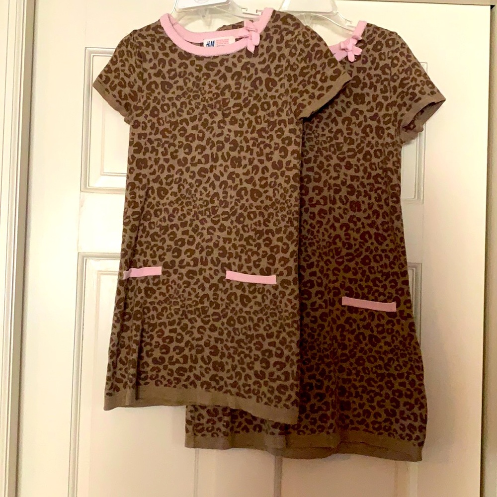 2 sweater dresses, sizes 4-6 & 6-8